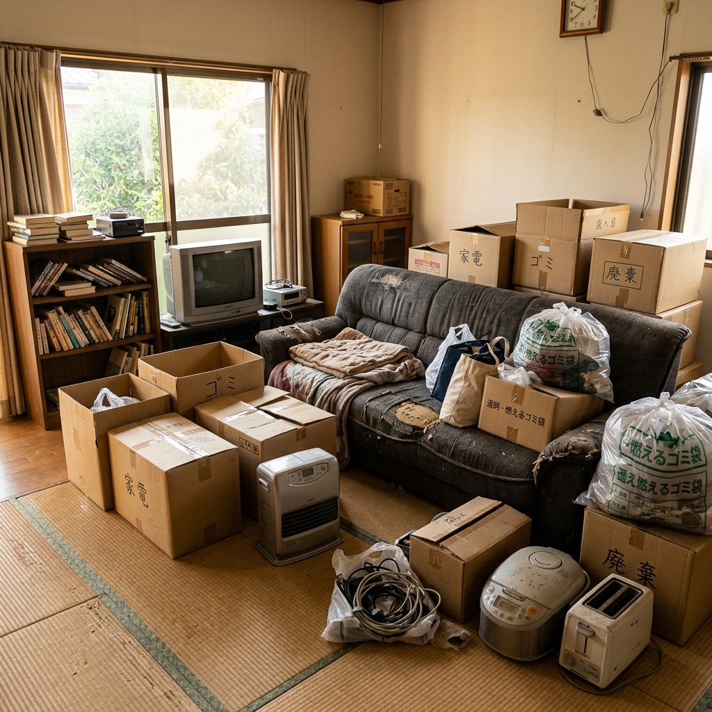 不用品回収の部屋のイメージ